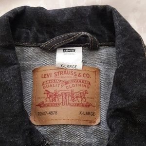 LEVI STRAUSS MENS JEAN JACKET
